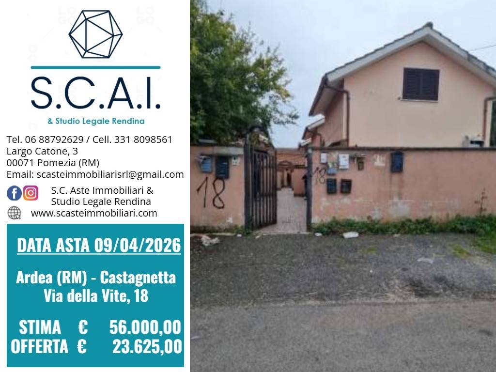 appartamento in vendita ad Ardea in zona Castagnola