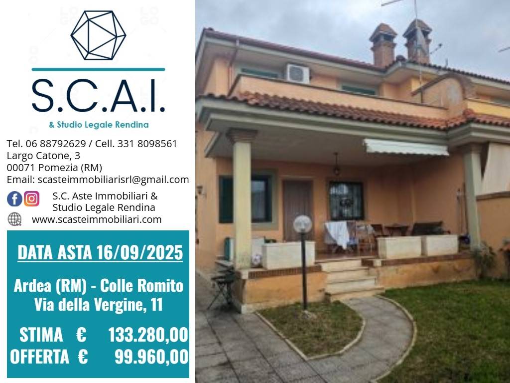casa indipendente in vendita ad Ardea in zona Colle Romito