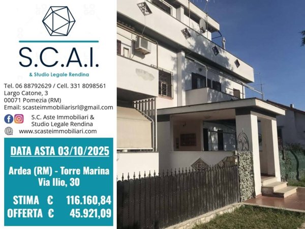 appartamento in vendita ad Ardea in zona Marina di Ardea