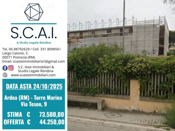 appartamento in vendita ad Ardea in zona Marina di Ardea