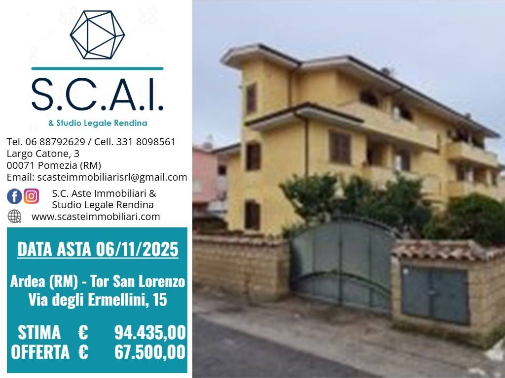 appartamento in vendita ad Ardea in zona Marina di Ardea