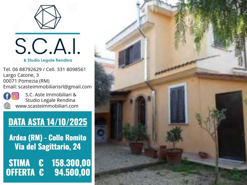 casa indipendente in vendita ad Ardea in zona Colle Romito
