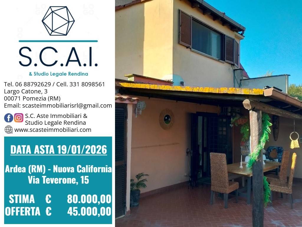 appartamento in vendita ad Ardea in zona Nuova California