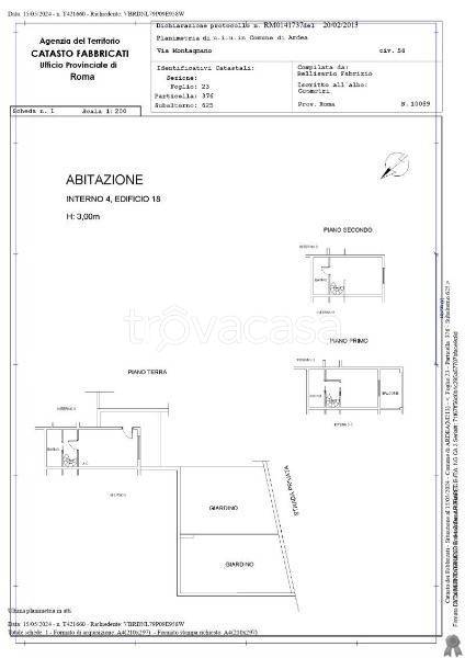 appartamento in vendita ad Ardea in zona Montagnano