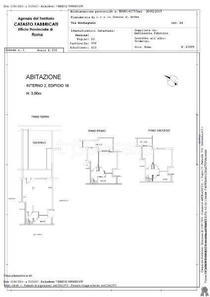 appartamento in vendita ad Ardea in zona Montagnano