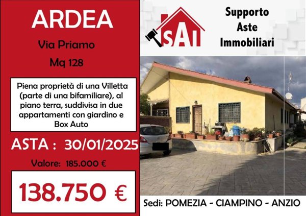 casa indipendente in vendita ad Ardea in zona Marina di Ardea