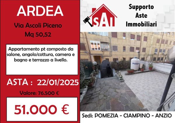 appartamento in vendita ad Ardea in zona Marina di Ardea