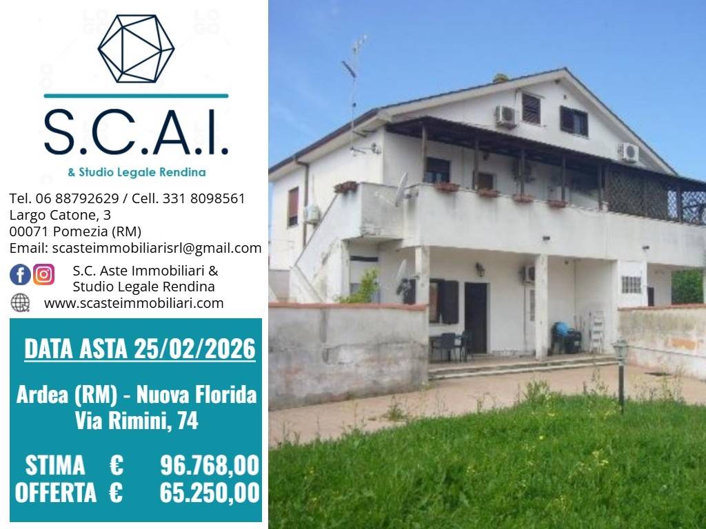 appartamento in vendita ad Ardea in zona Nuova Florida