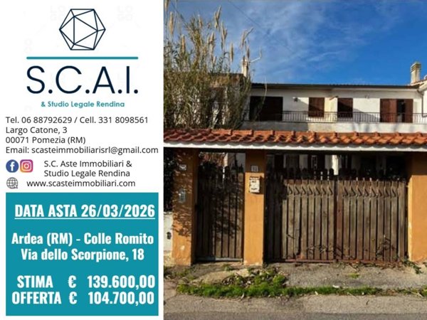 casa indipendente in vendita ad Ardea in zona Colle Romito