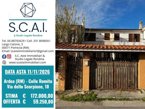 casa indipendente in vendita ad Ardea in zona Colle Romito