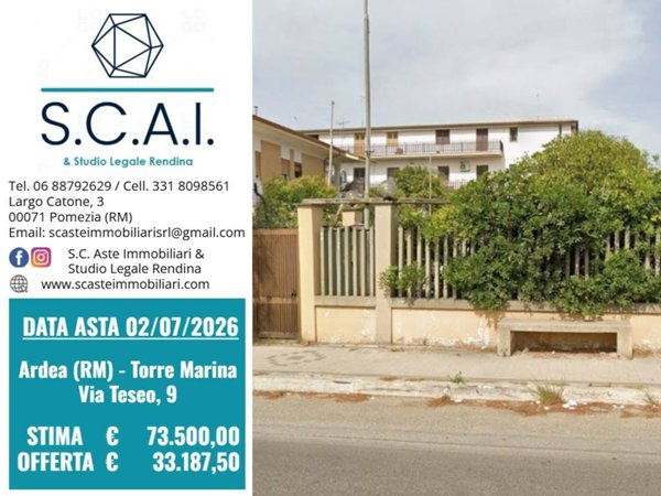 appartamento in vendita ad Ardea in zona Marina di Ardea