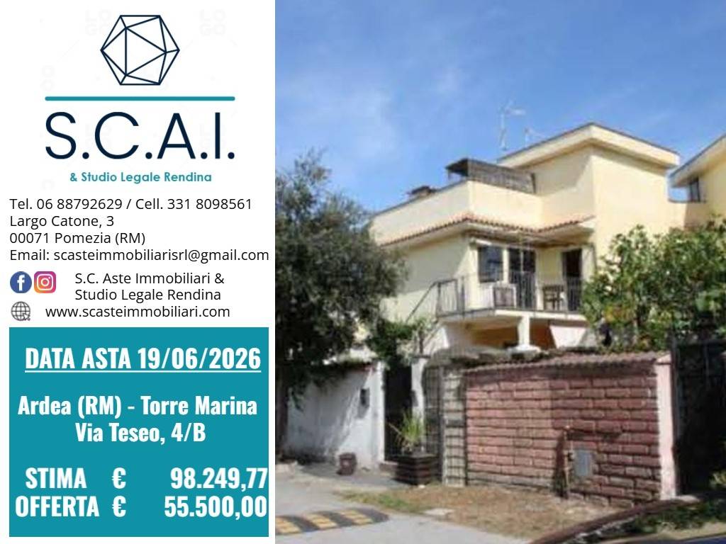 appartamento in vendita ad Ardea in zona Marina di Ardea