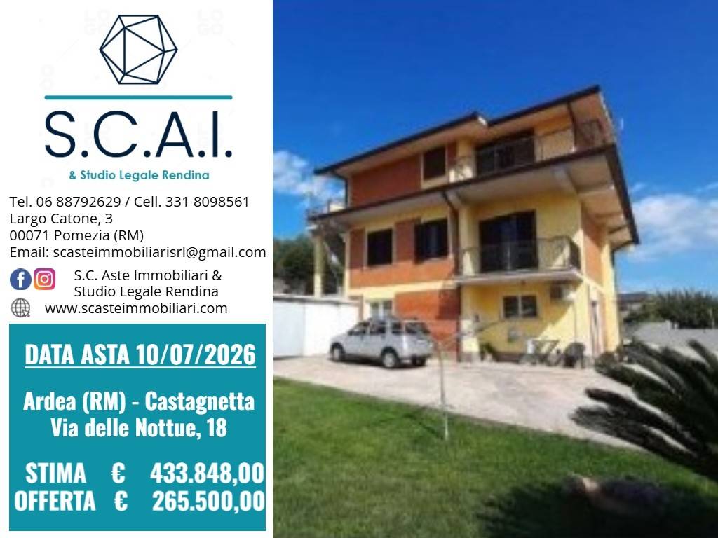 casa indipendente in vendita ad Ardea in zona Castagnetta