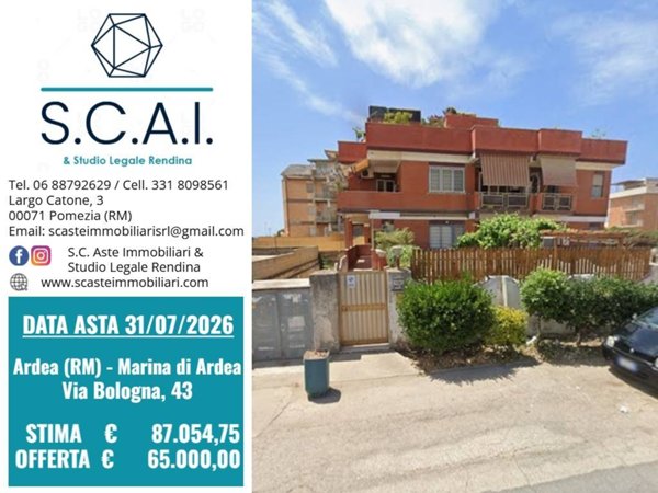 appartamento in vendita ad Ardea in zona Marina di Ardea