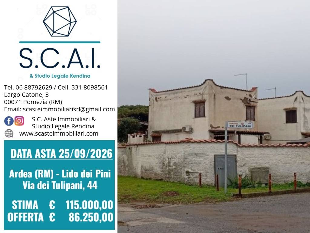 casa indipendente in vendita ad Ardea in zona Lido dei Pini