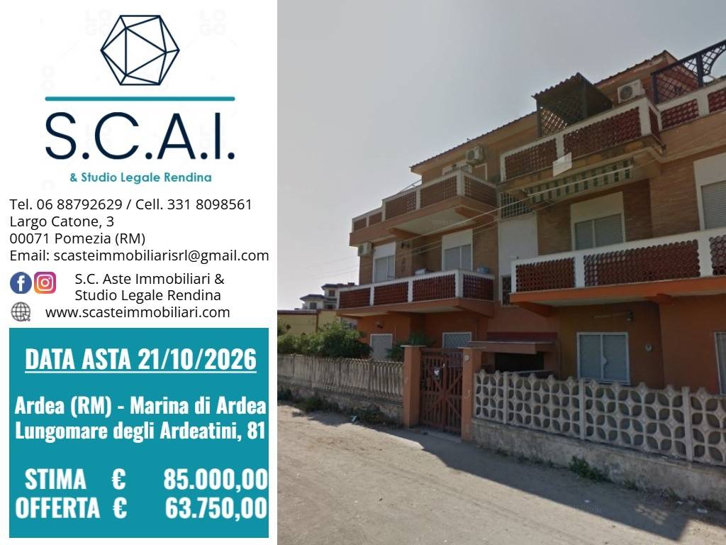 appartamento in vendita ad Ardea in zona Marina di Ardea