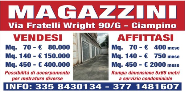 locale di sgombero in vendita a Ciampino