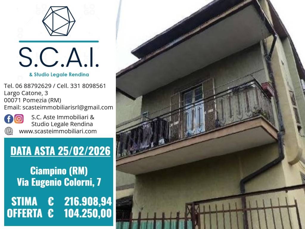 appartamento in vendita a Ciampino