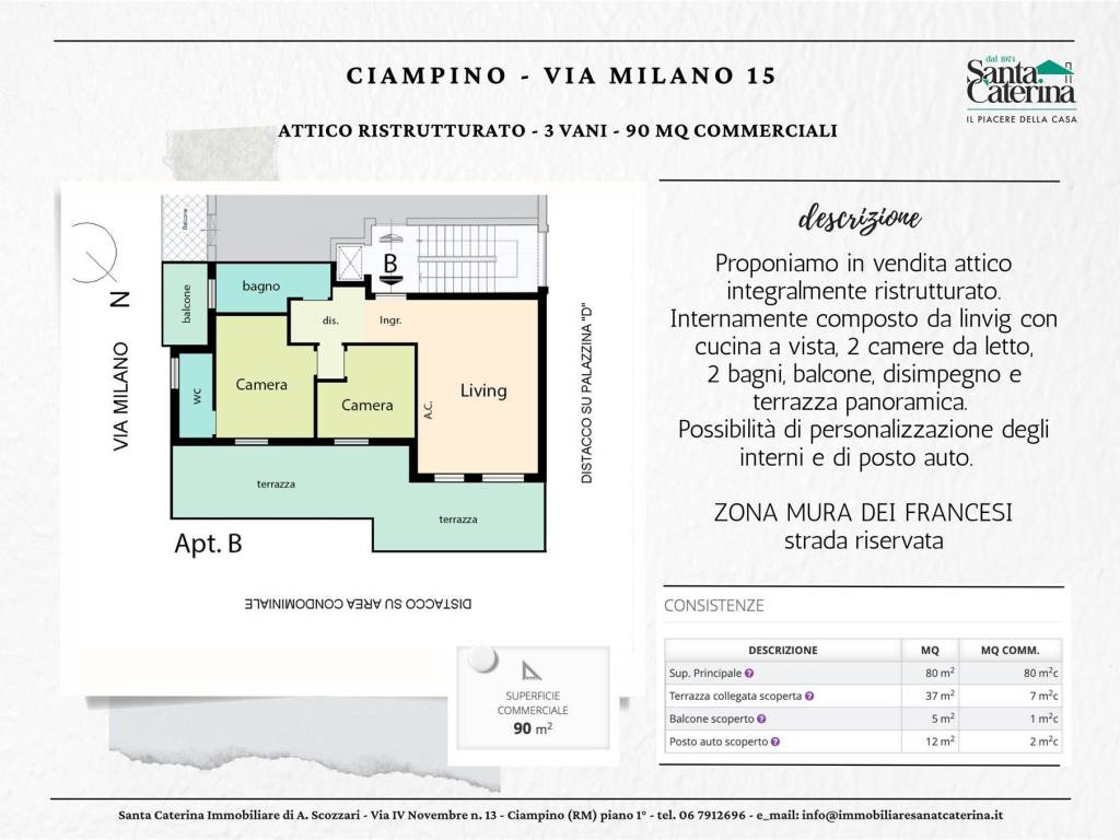 appartamento in vendita a Ciampino