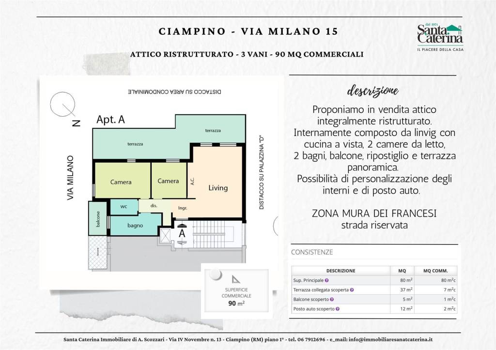 appartamento in vendita a Ciampino