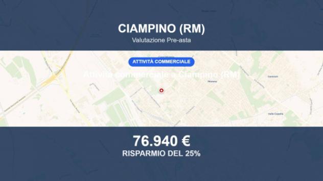 locale commerciale in vendita a Ciampino