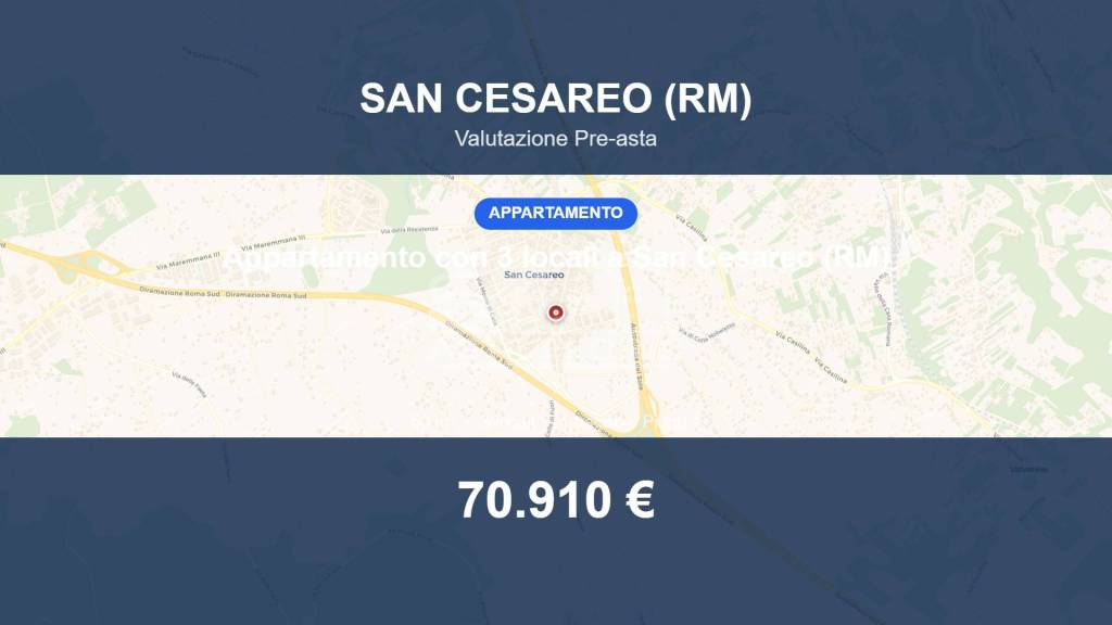 appartamento in vendita a San Cesareo in zona Colle di Fuori