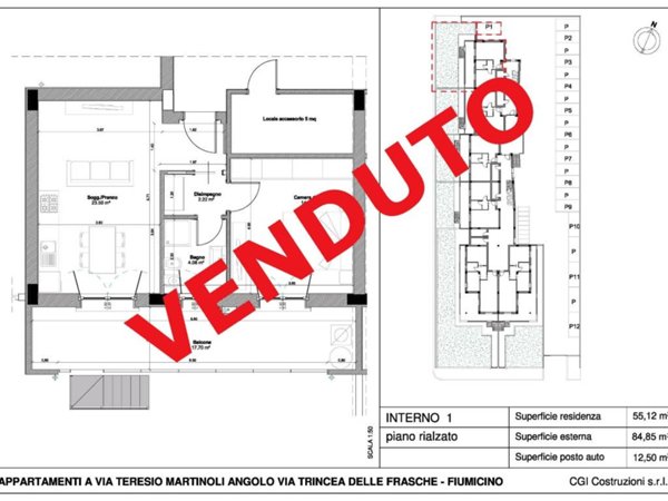 appartamento in vendita a Fiumicino in zona Isola Sacra