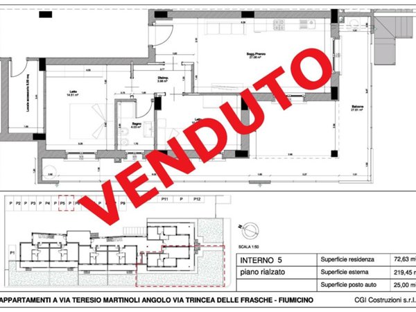 appartamento in vendita a Fiumicino in zona Isola Sacra