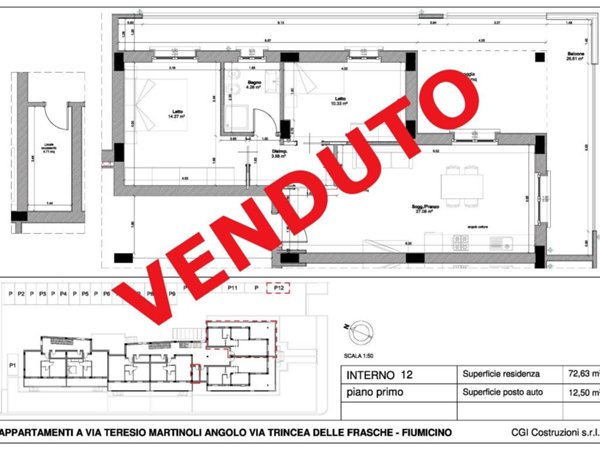appartamento in vendita a Fiumicino in zona Isola Sacra