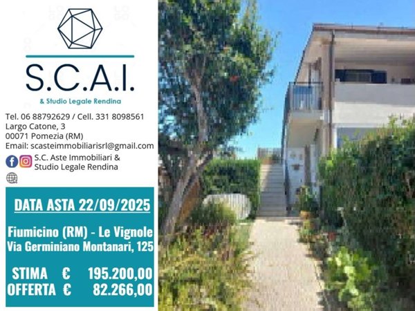 appartamento in vendita a Fiumicino