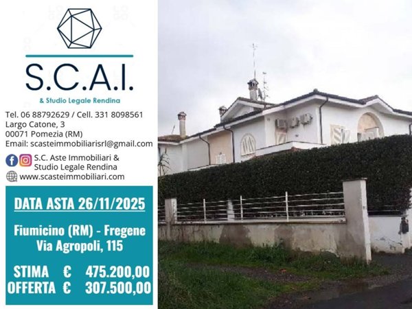 casa indipendente in vendita a Fiumicino in zona Fregene