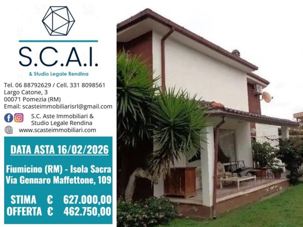 casa indipendente in vendita a Fiumicino in zona Isola Sacra