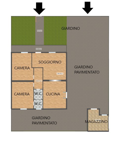 casa indipendente in vendita a Fiumicino