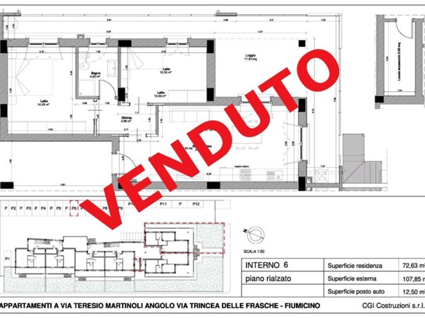 appartamento in vendita a Fiumicino