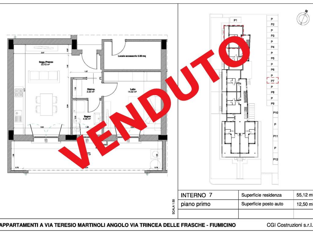 appartamento in vendita a Fiumicino