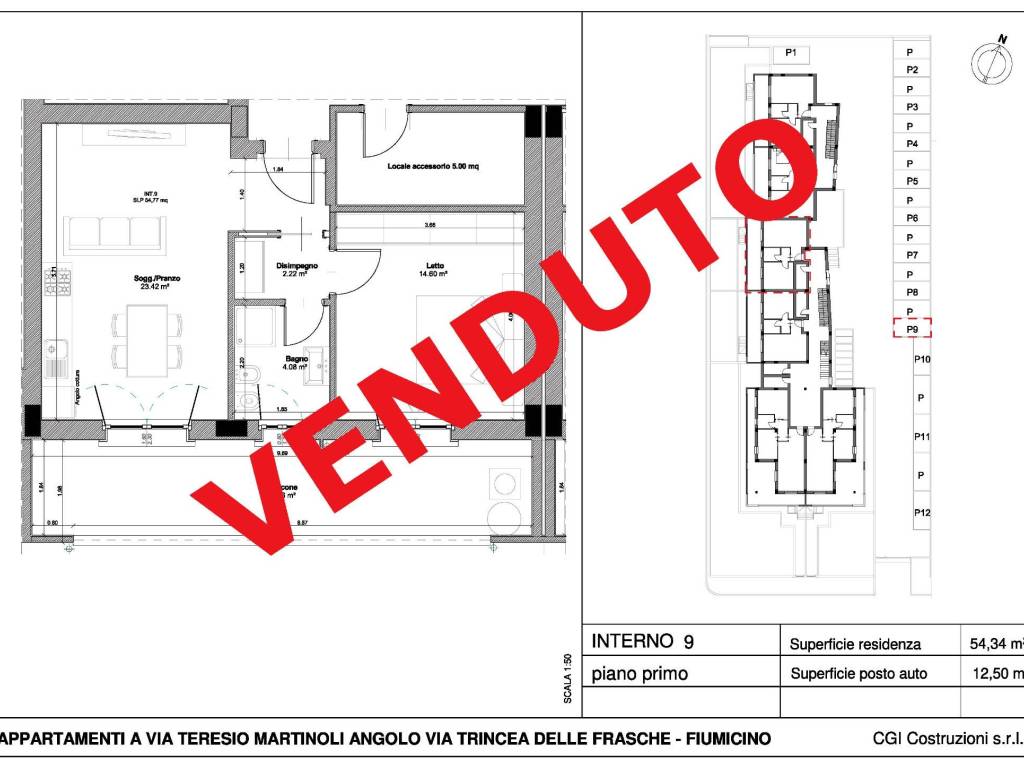 appartamento in vendita a Fiumicino