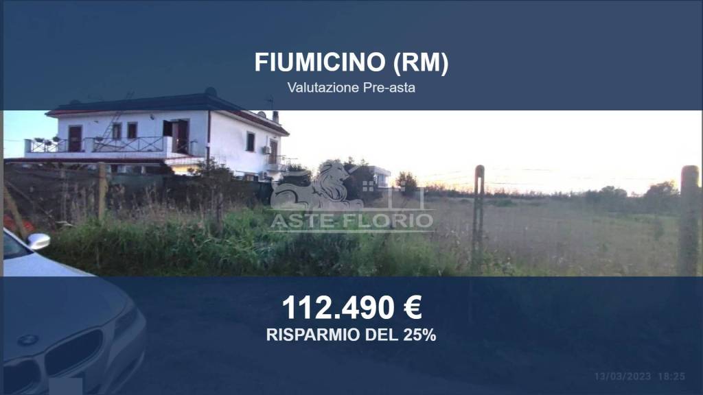 terreno in vendita a Fiumicino in zona Aeroporto 