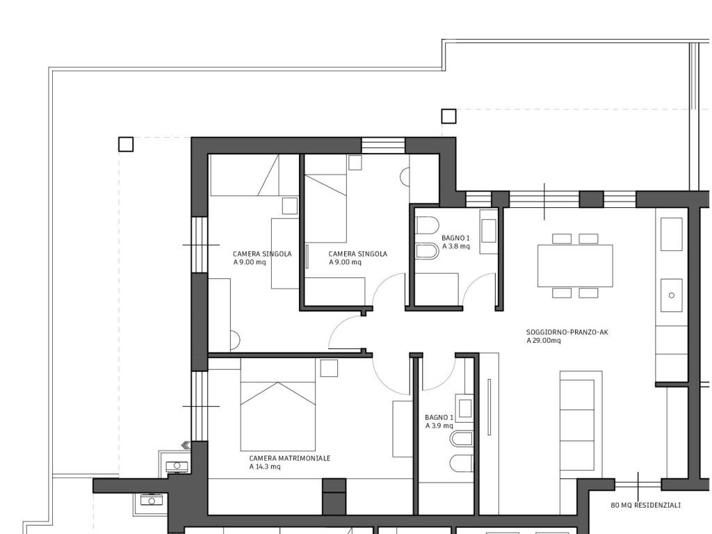 appartamento in vendita a Fonte Nuova in zona Torre Lupara