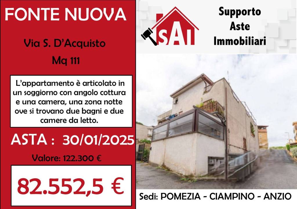 appartamento in vendita a Fonte Nuova in zona Torre Lupara