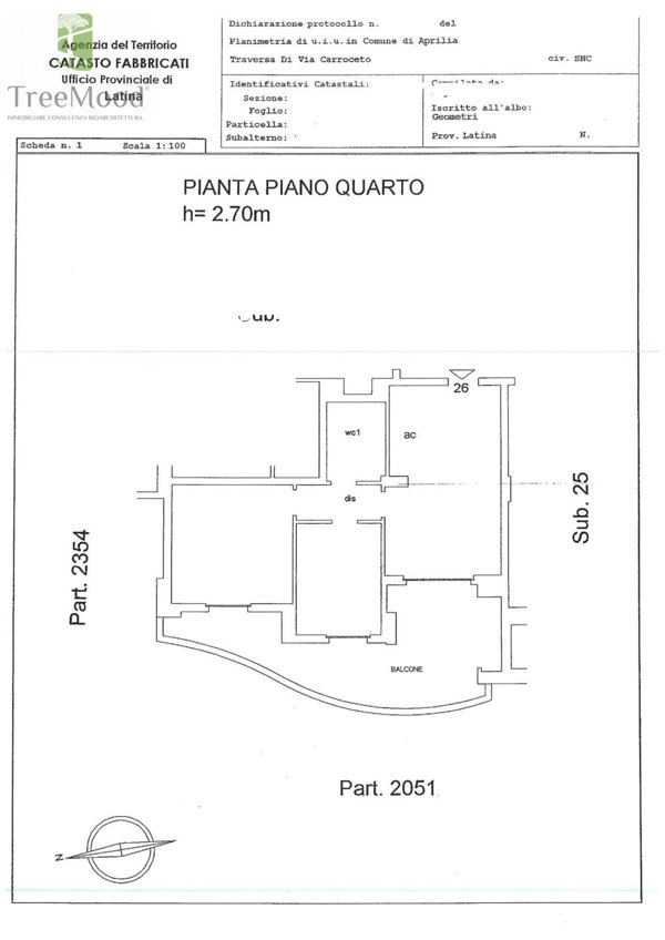 appartamento in vendita ad Aprilia