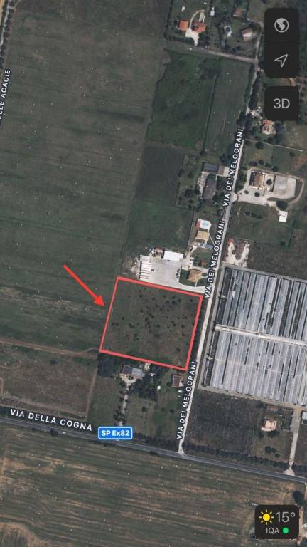 terreno agricolo in vendita ad Aprilia in zona Cogna
