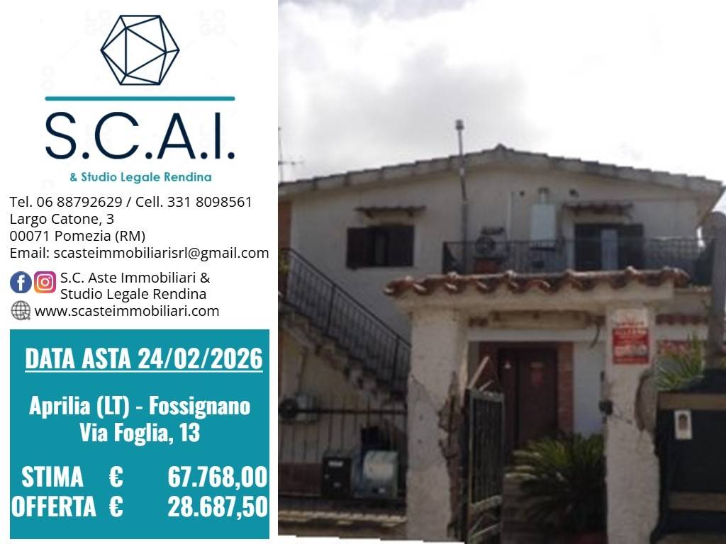 appartamento in vendita ad Aprilia in zona Fossignano