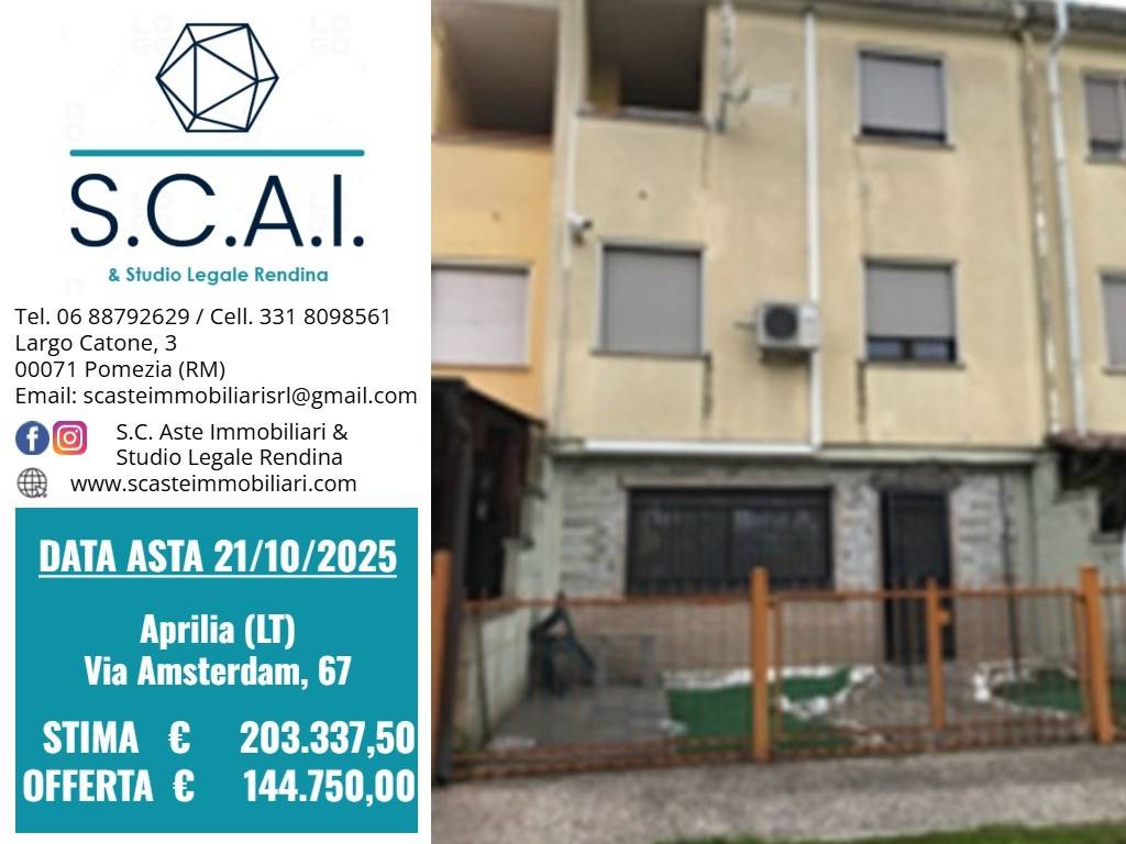 appartamento in vendita ad Aprilia