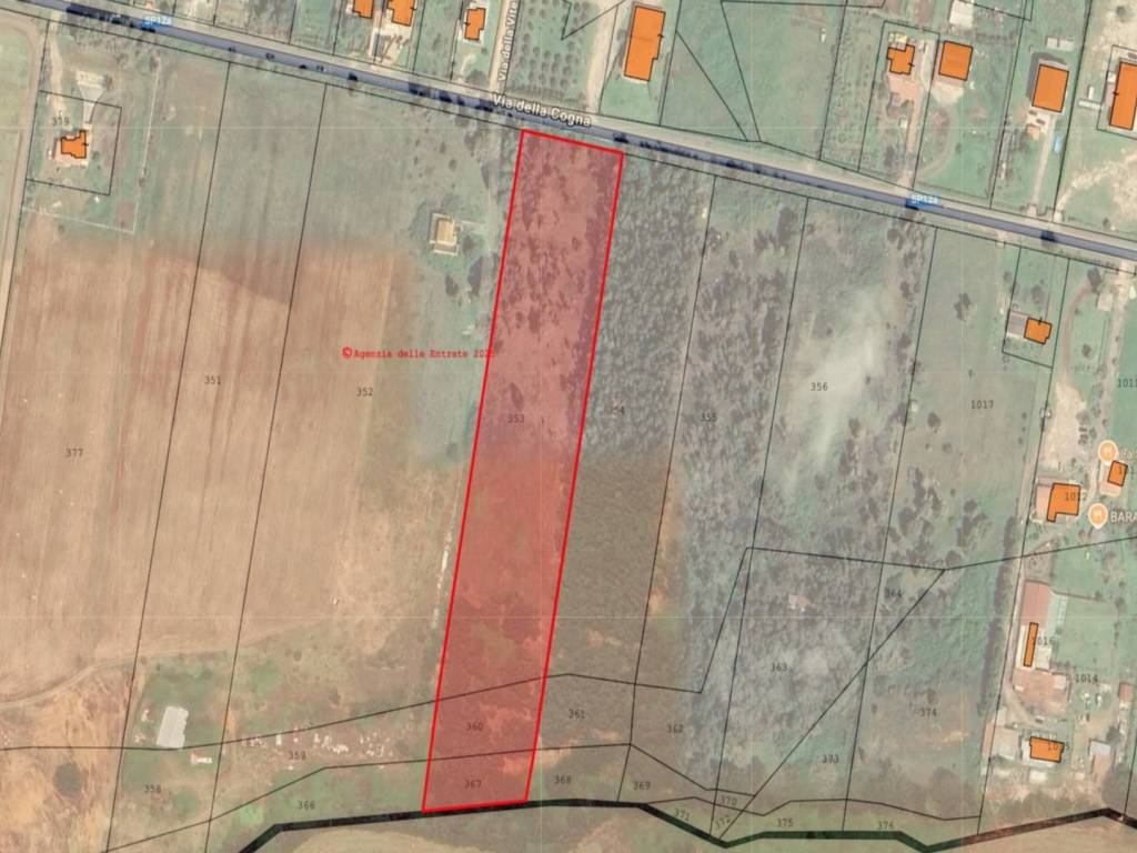 terreno agricolo in vendita ad Aprilia in zona Cogna