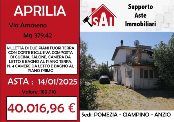 casa indipendente in vendita ad Aprilia in zona Campo di Carne