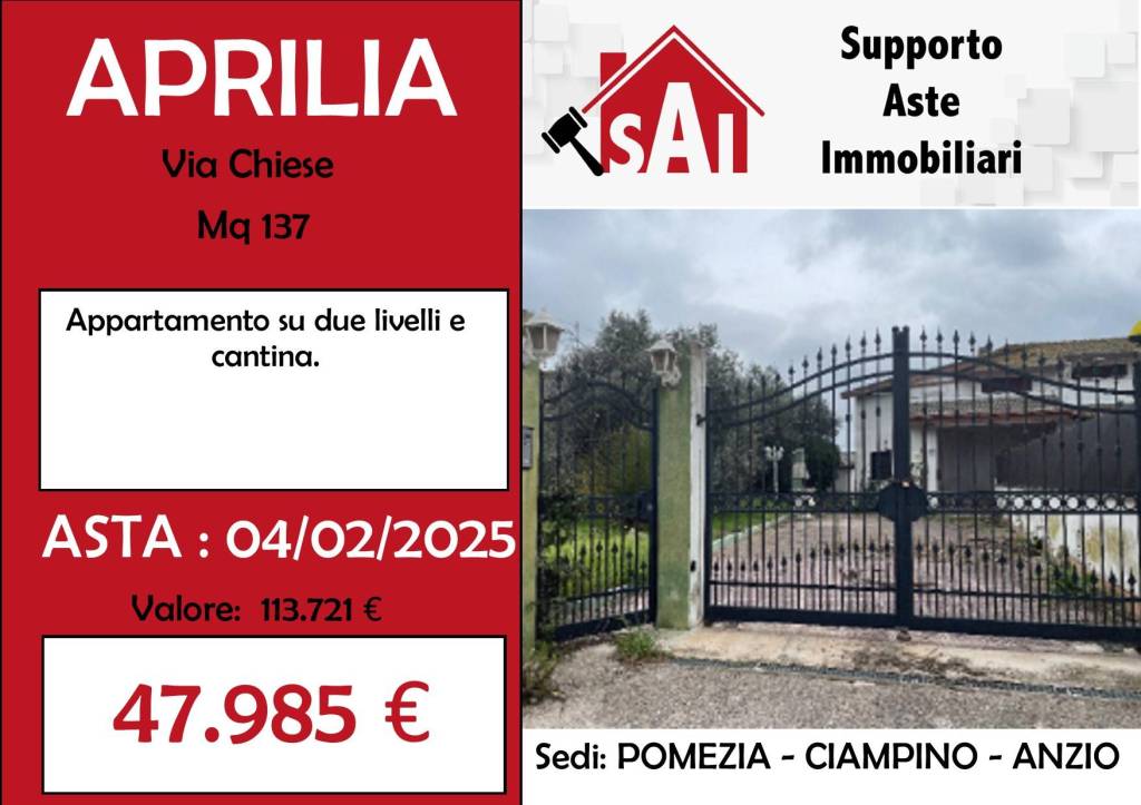 appartamento in vendita ad Aprilia in zona Fossignano