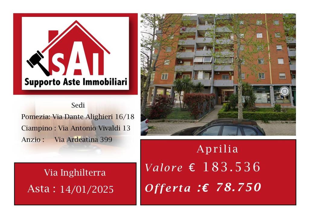 appartamento in vendita ad Aprilia