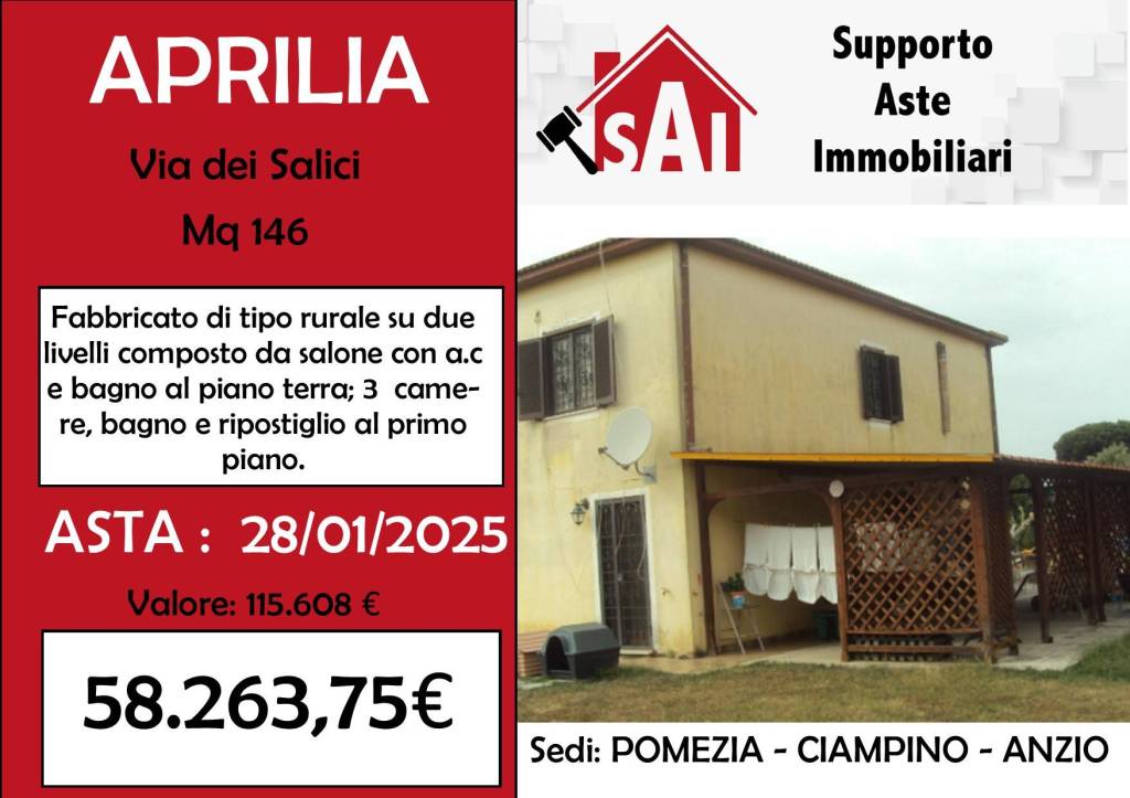 appartamento in vendita ad Aprilia in zona Cogna