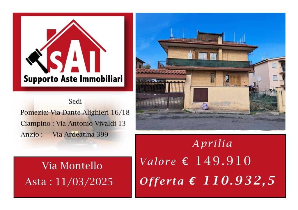 appartamento in vendita ad Aprilia