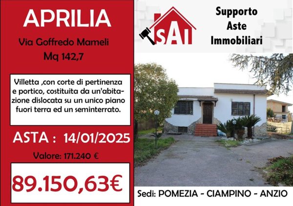 appartamento in vendita ad Aprilia in zona Pantanelle